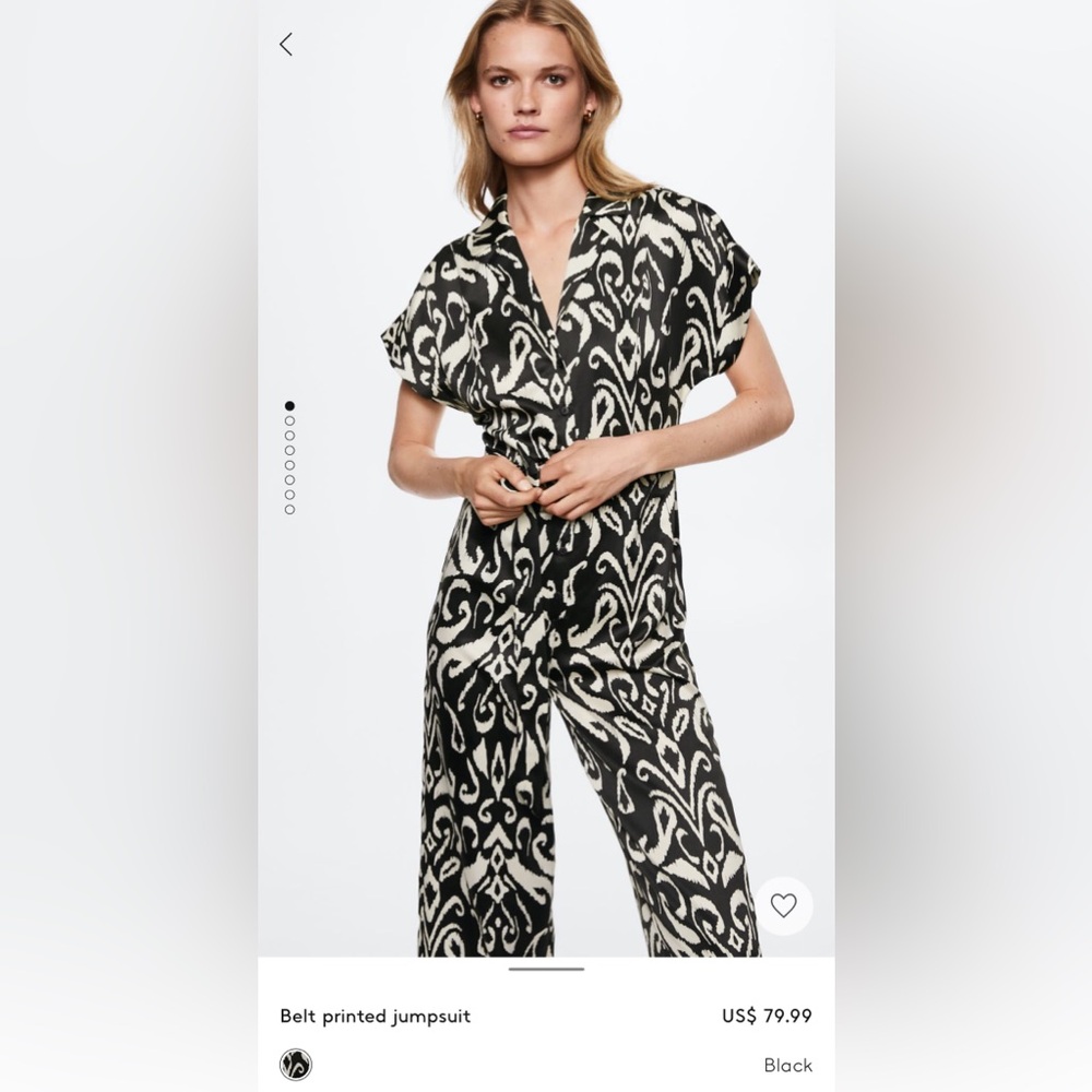 Mango Jumpsuit with belt